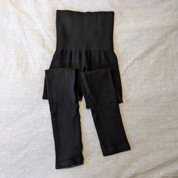 Black Thick Leggings - One size fits all - Picture 1 of 4